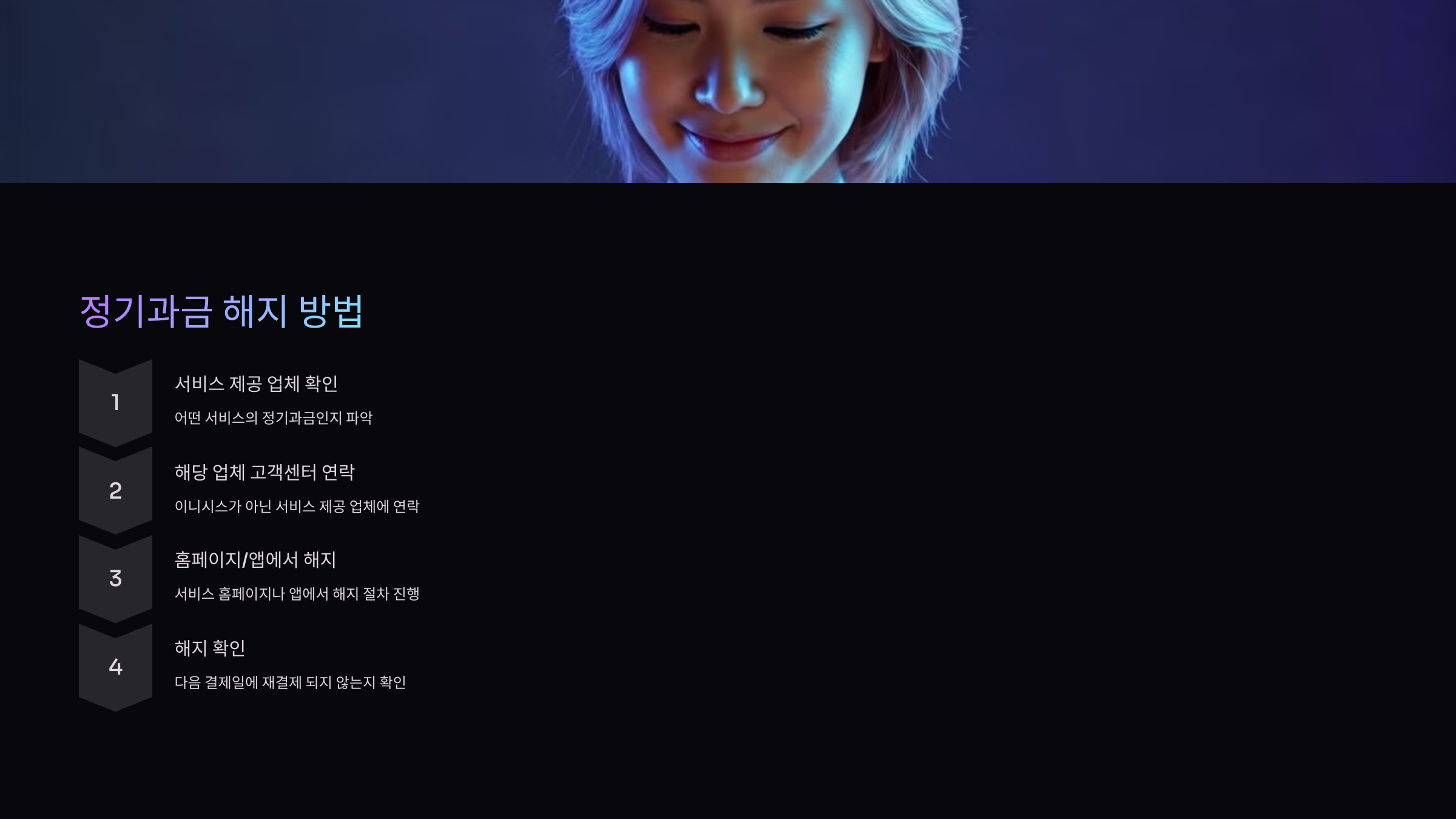정기과금해지