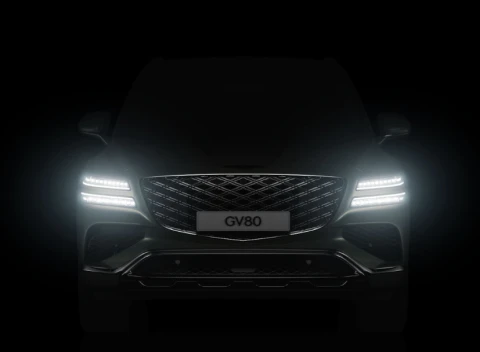 GV80 헤드램프 라이트