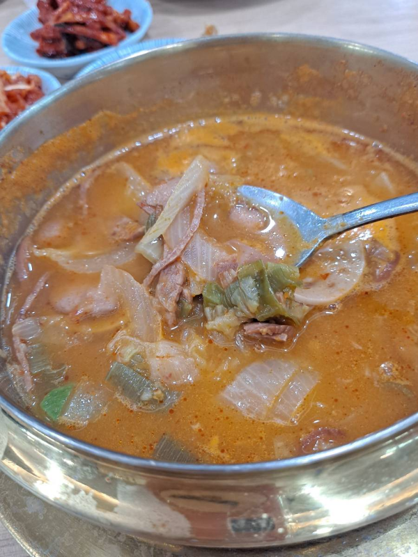 푸드코트 부대찌개 비주얼