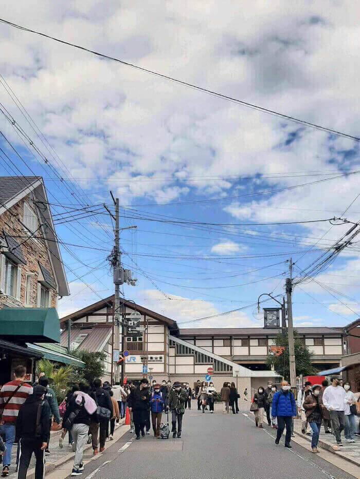 사가아라시마역-주변