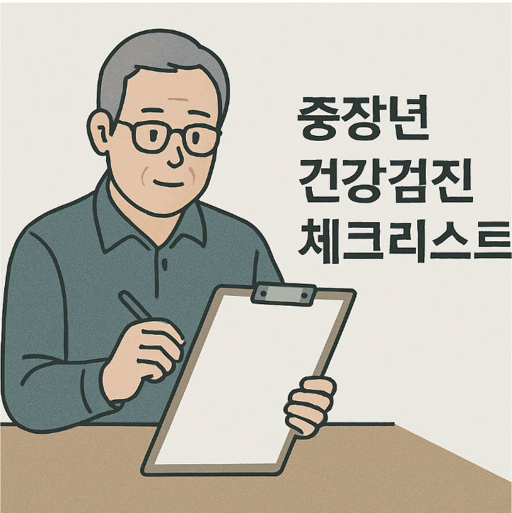 중장년 건강검진 체크리스트