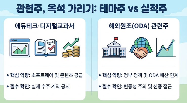 디지털 교육O DR 관련주