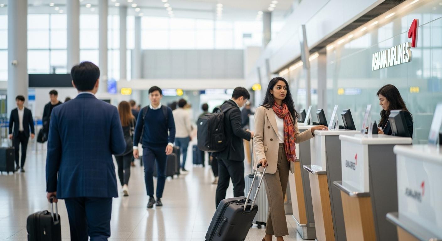 아시아나 항공 인천공항 터미널
