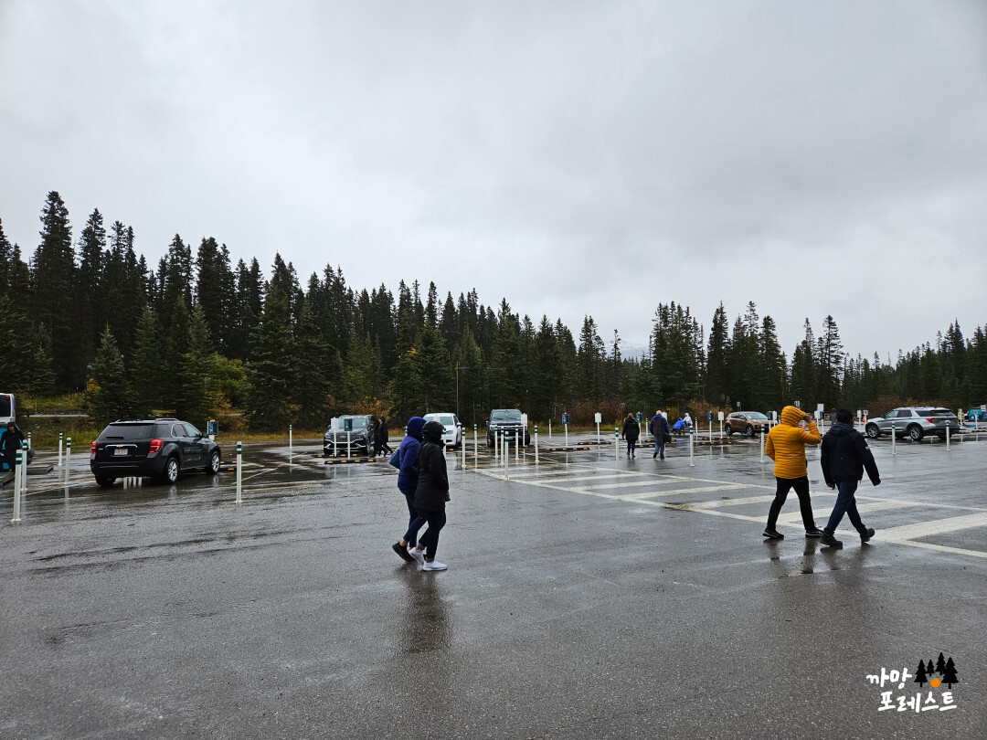 캐나다 레이크 루이스 주차장