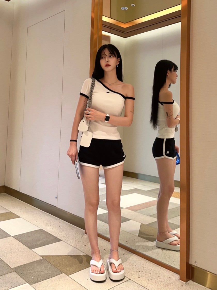 기온별 옷차림 정리 여자 반바지