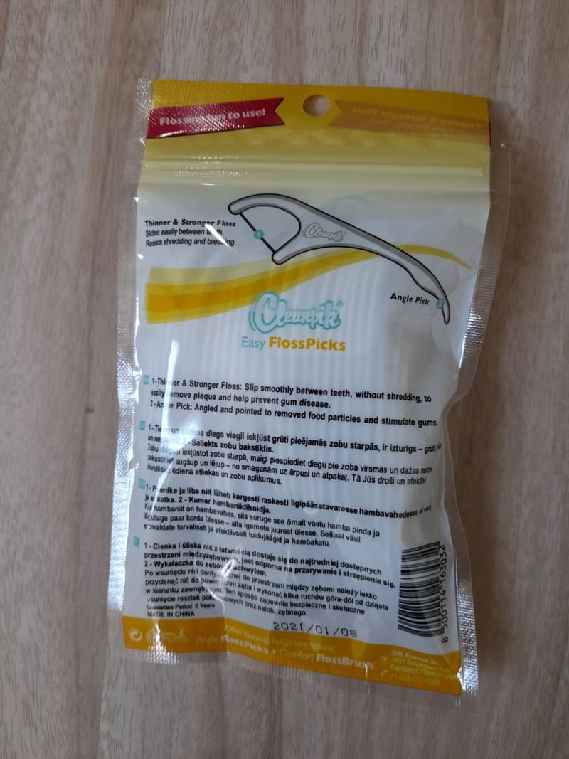 잇몸 건강 일회용 치실 클린픽