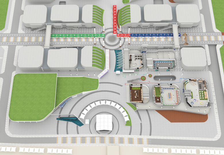 제30회 국제남도 음식 문화큰잔치 행사장 배치도