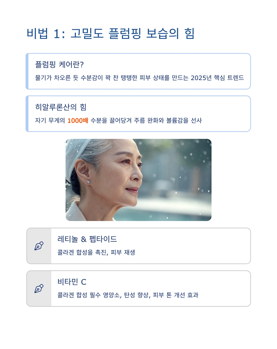 히알루론산과 레티놀을 활용한 고밀도 플럼핑 보습