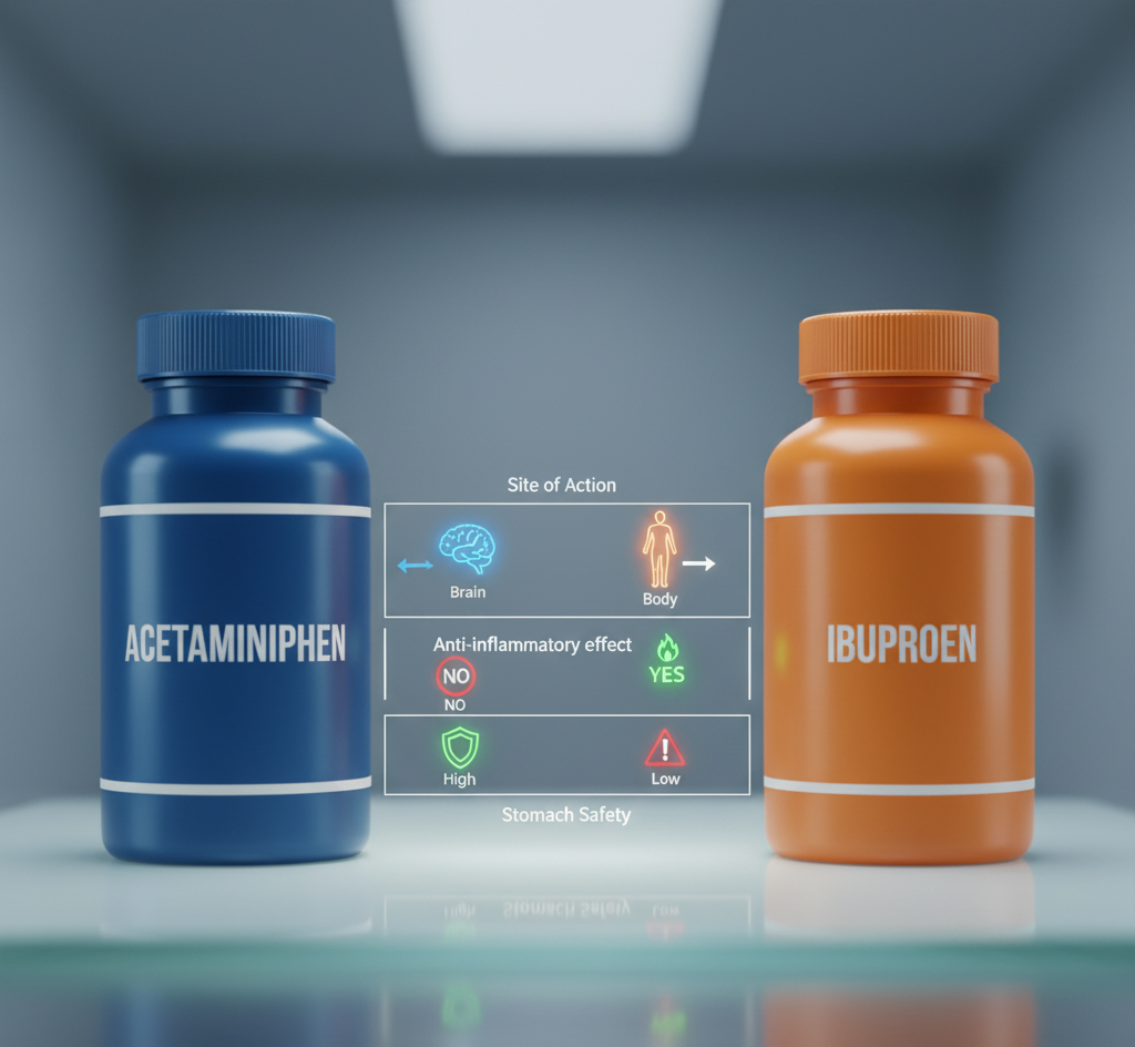 타이레놀과 부루펜, 이제 헷갈리지 마세요!