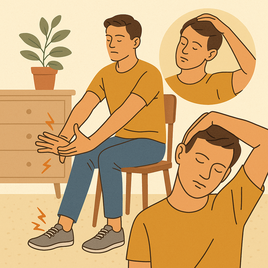 손발 저림 원인과 핵심 스트레칭과 순환 회복 운동 루틴