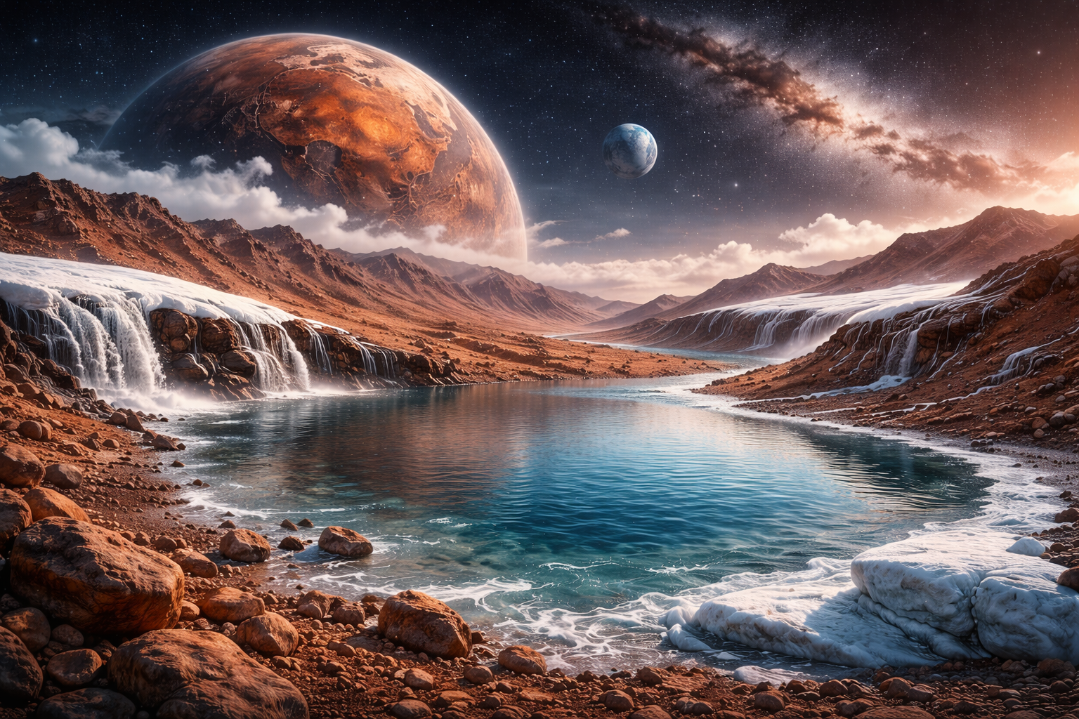 가상의 화성의 물