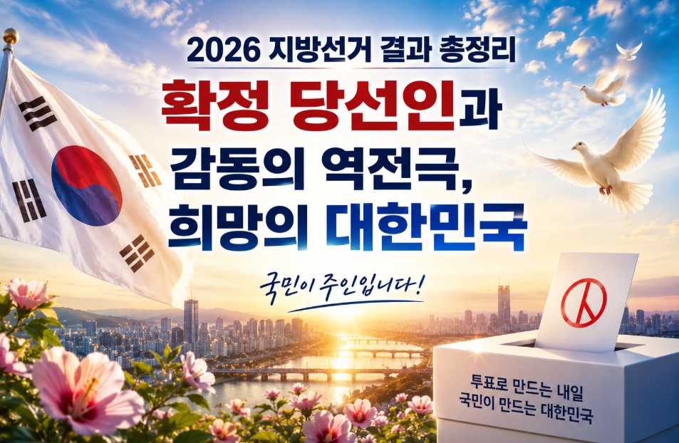 2026 지방선거 결과 총정리