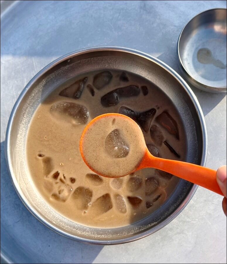 미숫가루 타는 법