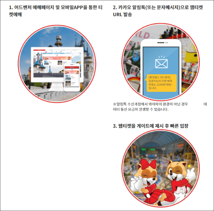 롯데월드 티켓 구매방법 설명
