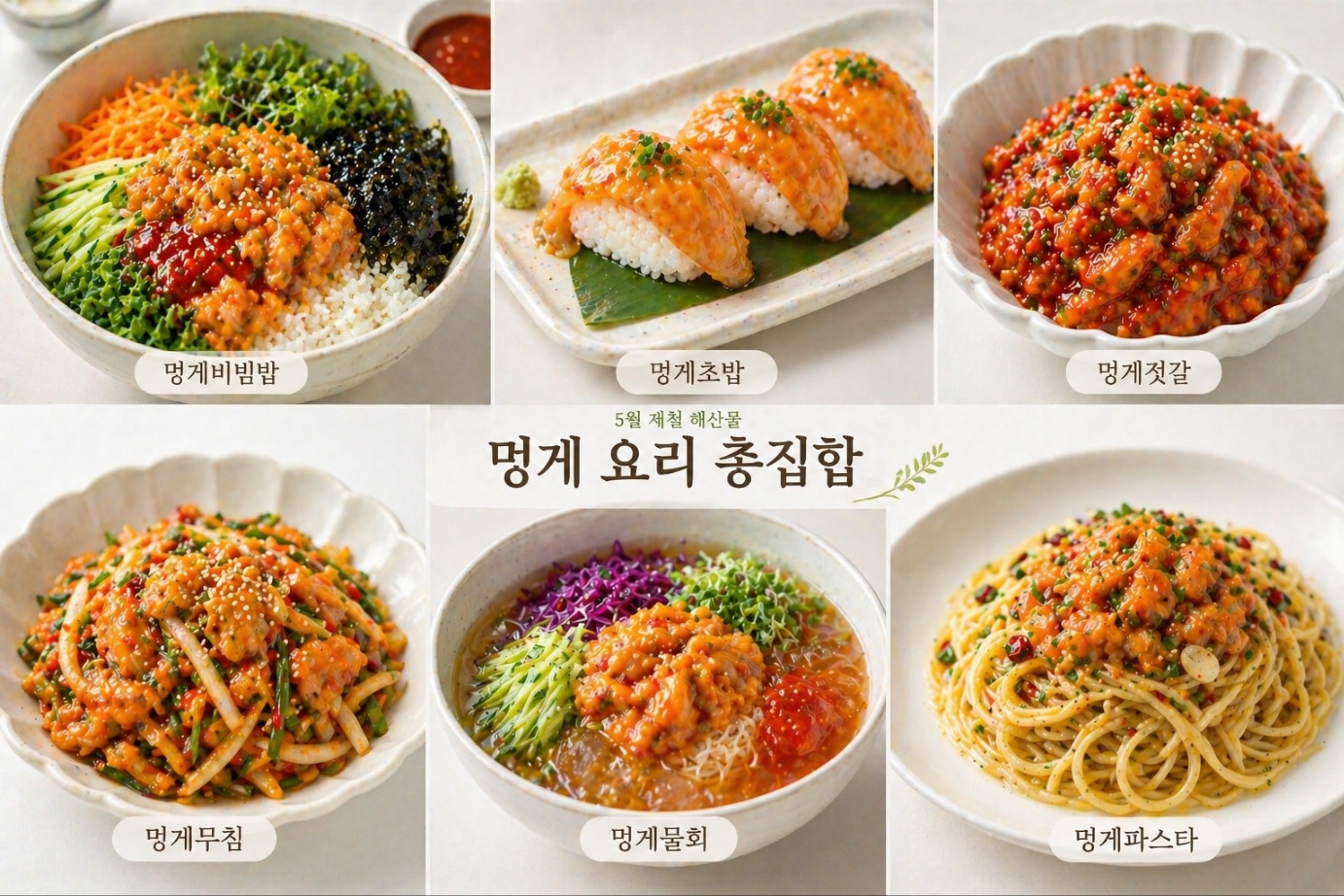 멍게 손질법과 멍게 요리법 비빔밥 초밥 젓갈까지 자세히 정리