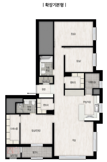 운정자이-시그니처-96B-평면도