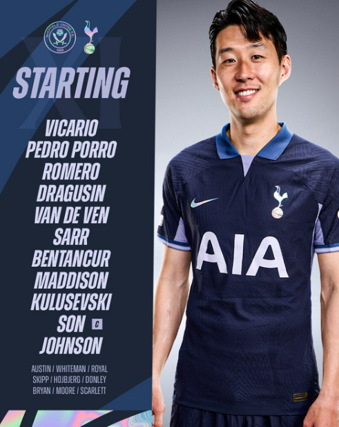 손흥민 10-10 토트넘 셰필드 경기