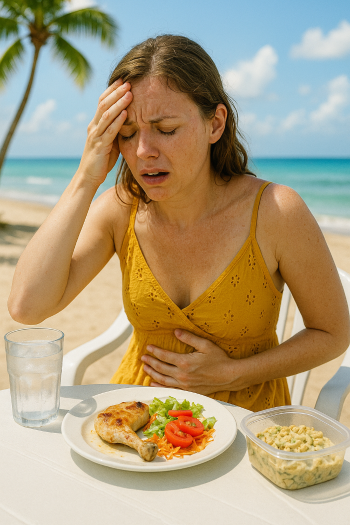 여름휴가 식중독 관련 사진