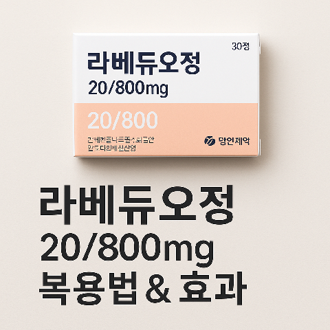 라베듀오정20800mg 복용법과 효과 총정리