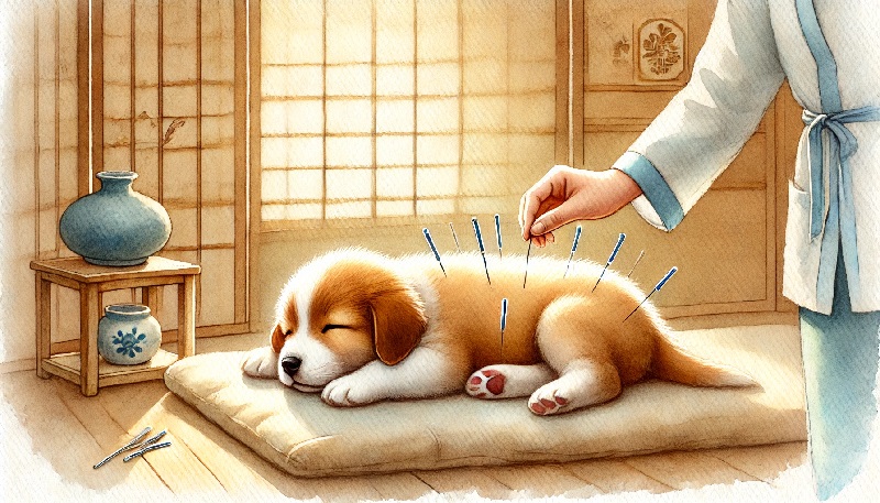 강아지 전용 한방 치료에 대한 이미지