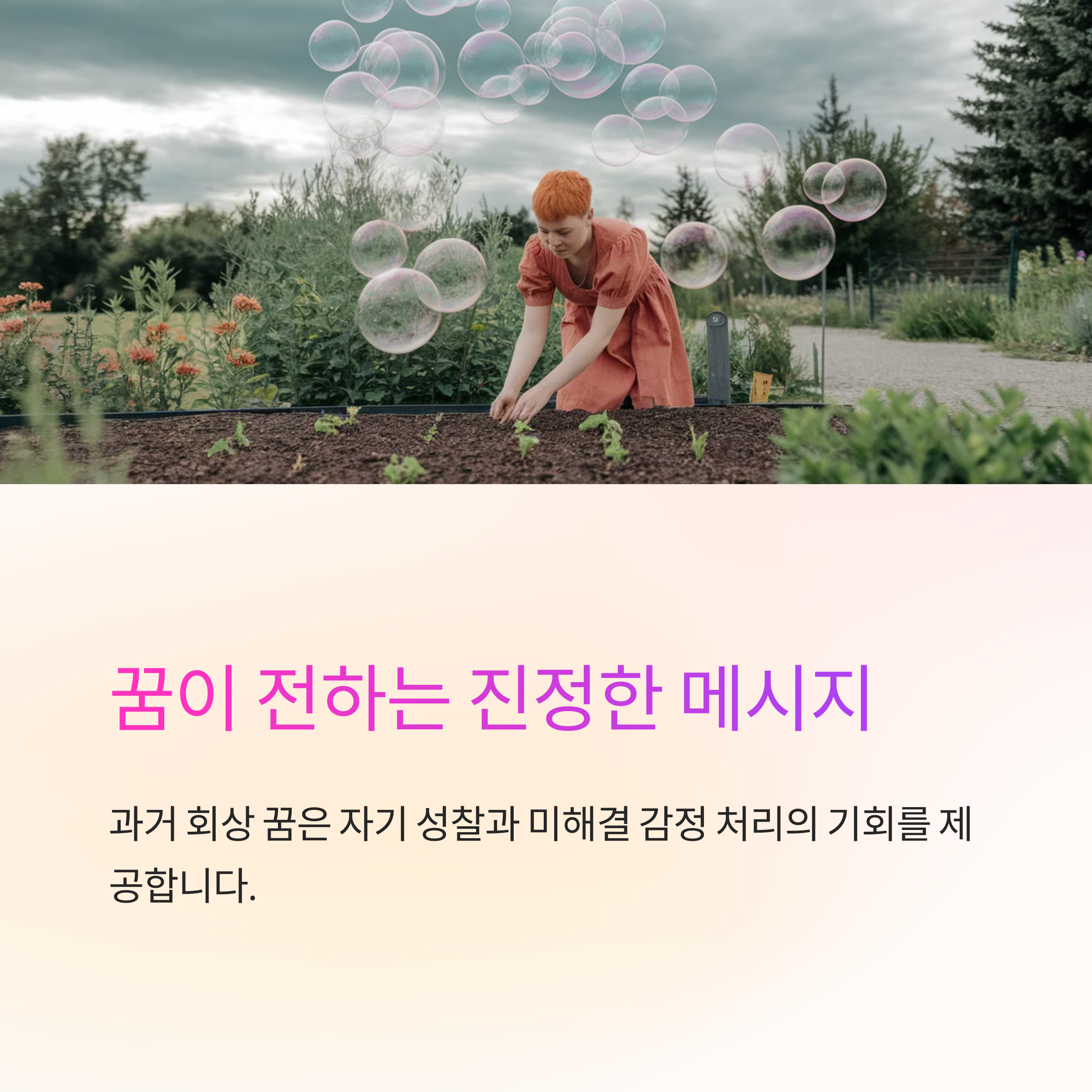 자신의 과거를 회상하는 꿈