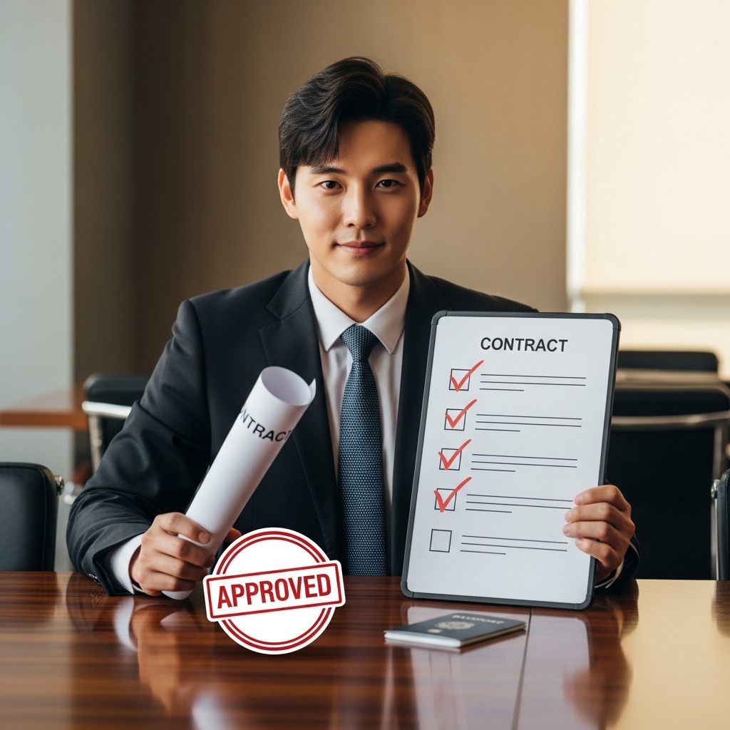 오퍼&middot;비자 단계 확인 체크리스트