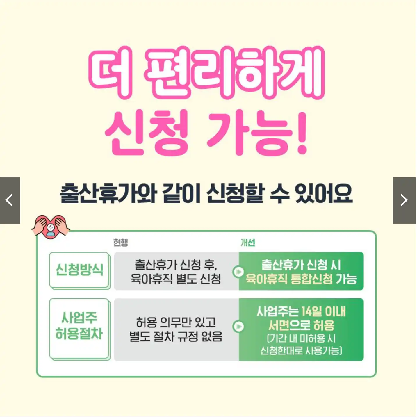 맞벌이 부부 육아휴직