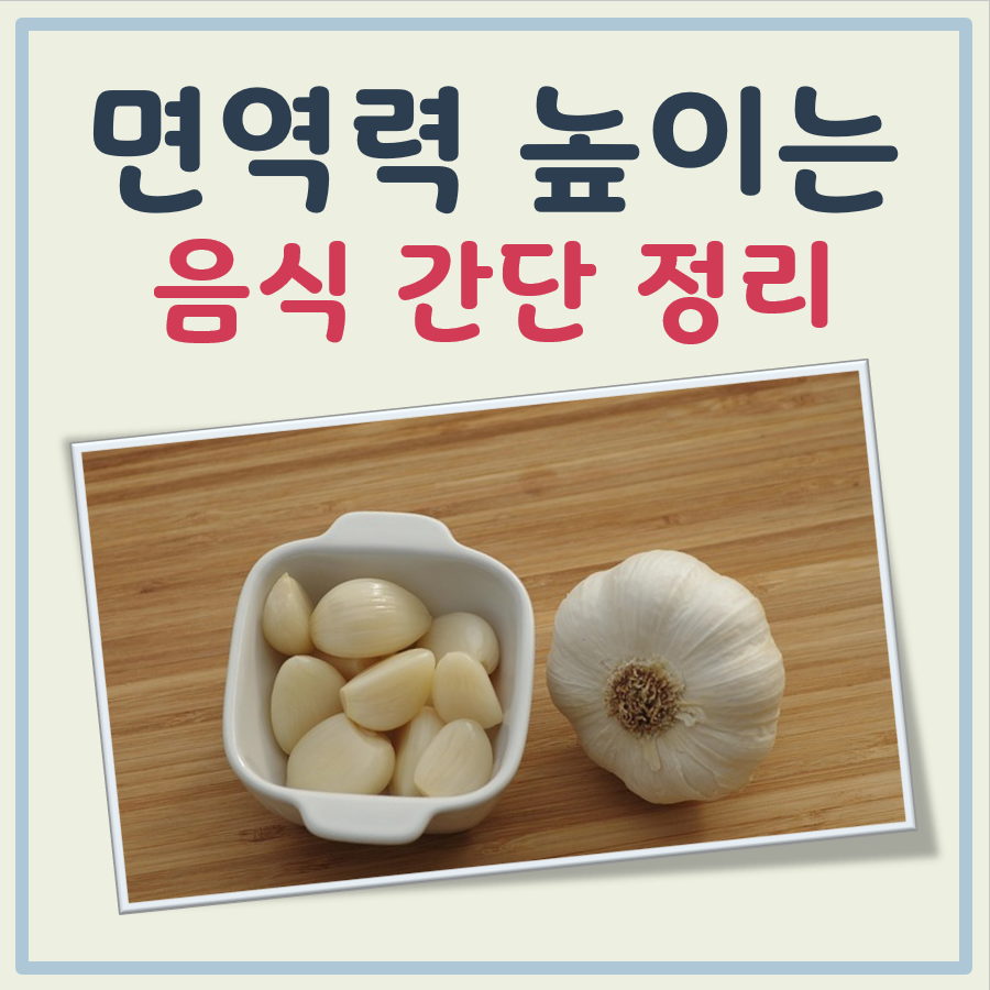 면역력 높이는 음식