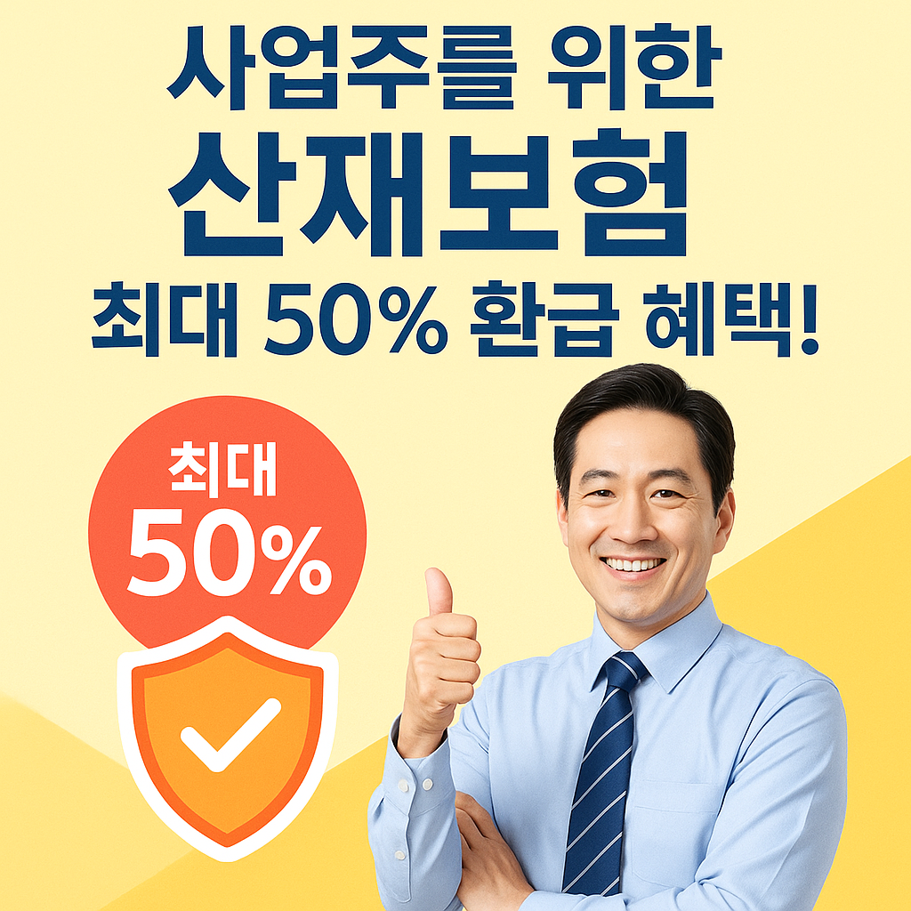 소상공인 산재보험, 최대 50% 환급 받는 찐 혜택