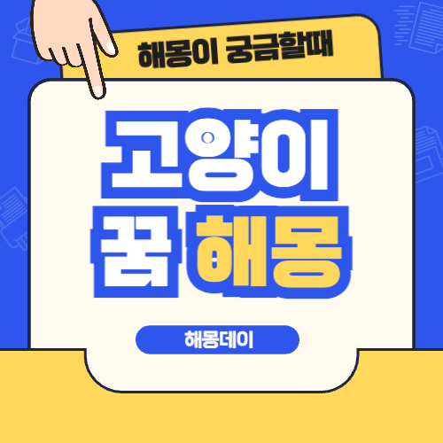 고양이 꿈 해몽 [새끼 고양이, 검은 고양이, 고양이 보는 꿈 등 ]