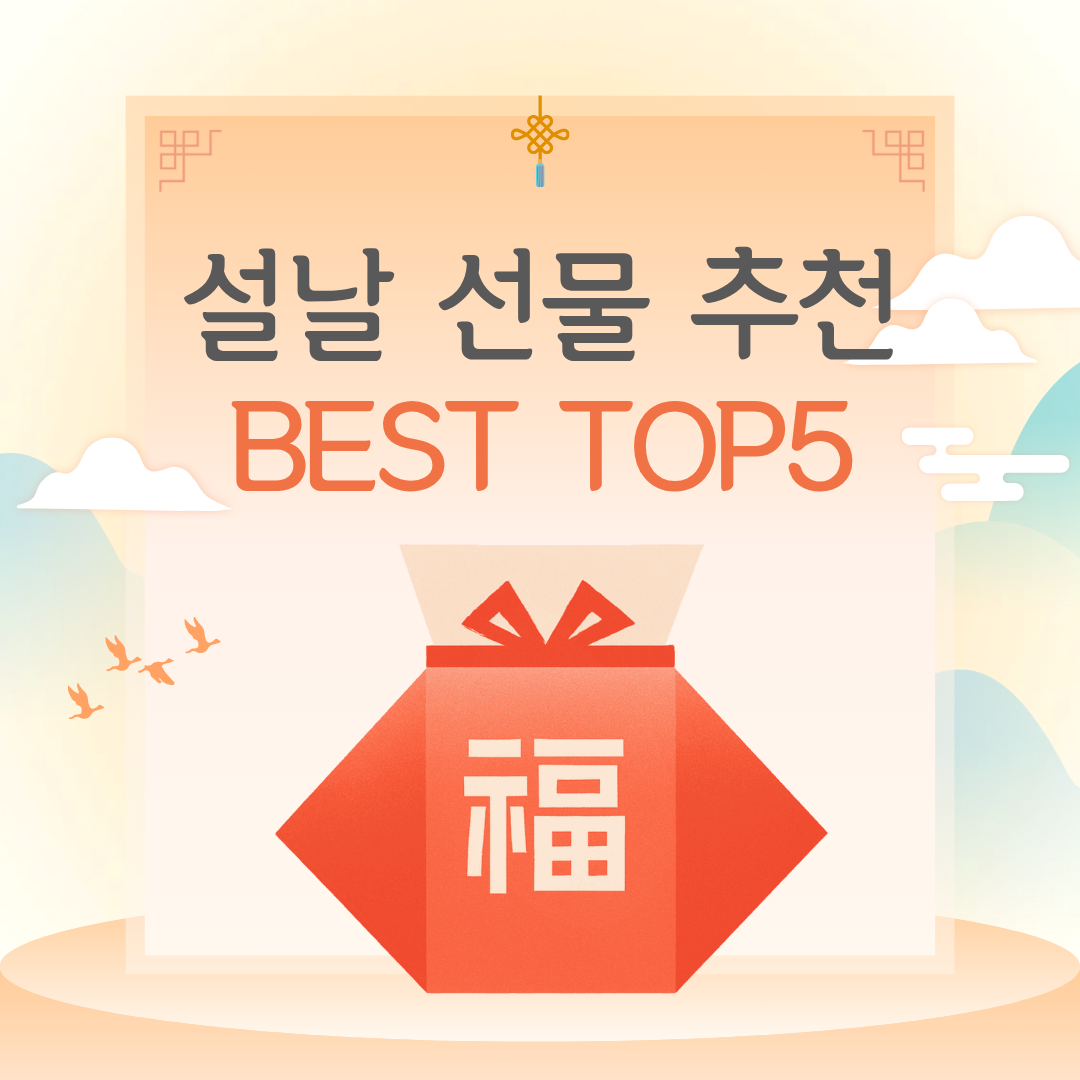 2026년 설날 선물 추천 BEST TOP 5