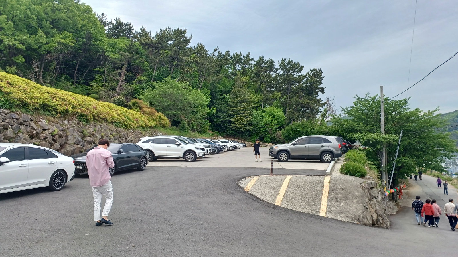 장수암 주차장