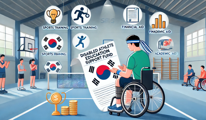 장애 체육인 교육지원금 안내