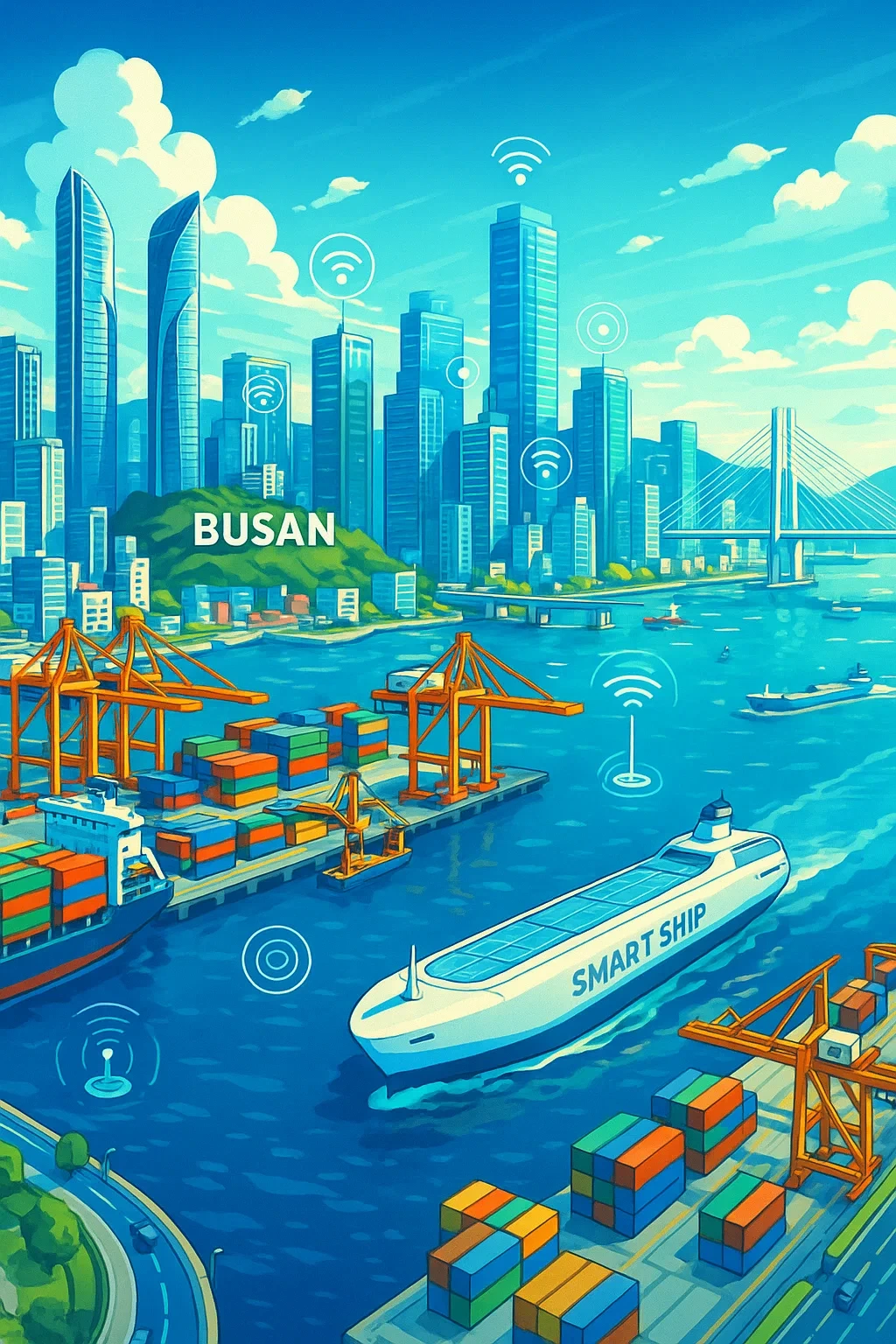 글로벌 허브항만으로의 진화 – 스마트항만과 자동화