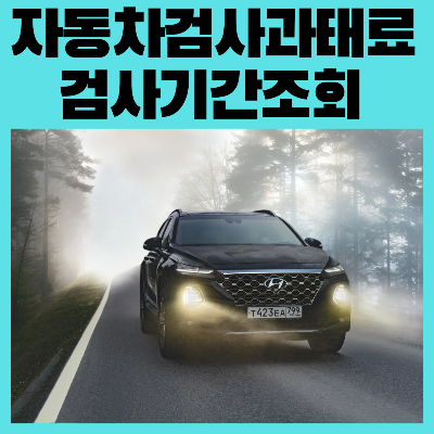 자동차검사과태료검사기간조회 