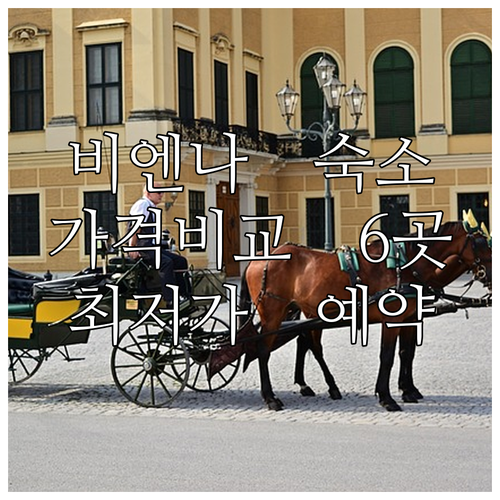 비엔나 숙소 예약 가이드 6곳 가격 