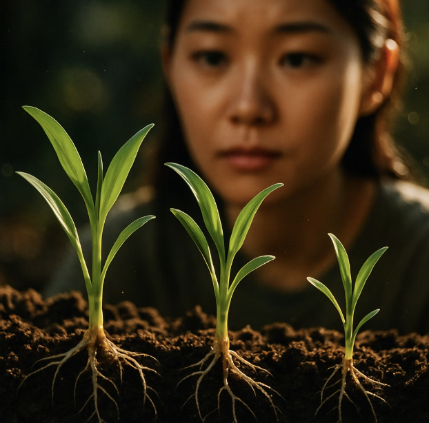 건강한 머리카락은 튼튼한 땅에서