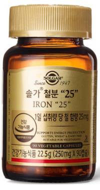 솔가 철분 25&#44; 90정&#44; 1개