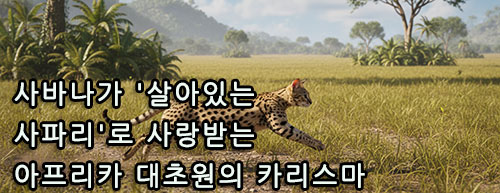 사바나가 '살아있는 사파리'로 사랑받는 아프리카 대초원의 카리스마