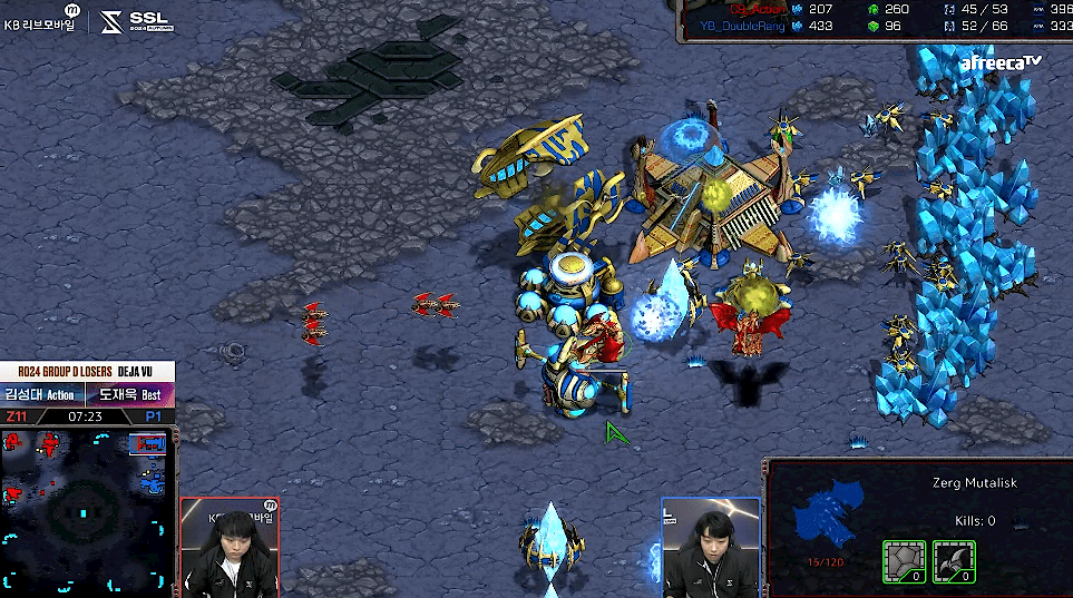 SSL 스타리그 D조 패자전 뮤탈견제