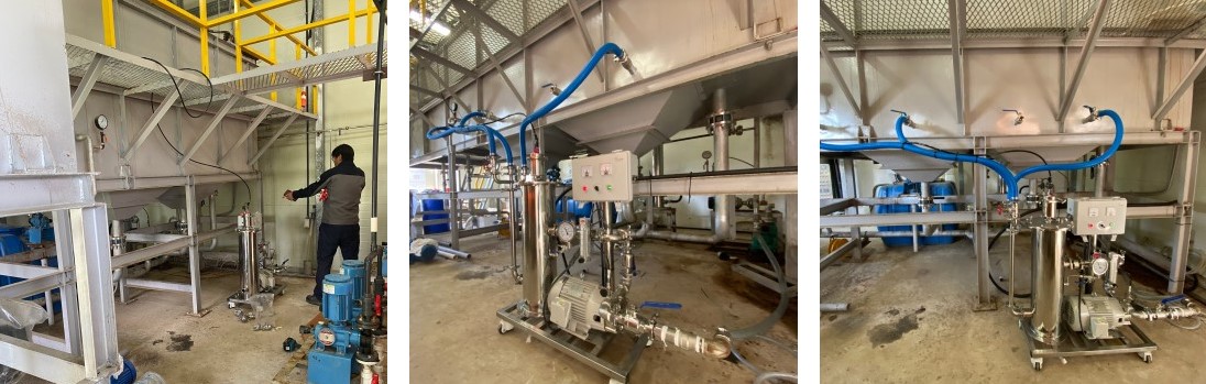 공공폐수처리시설 부상조에 설치한 마이크로버블 시스템