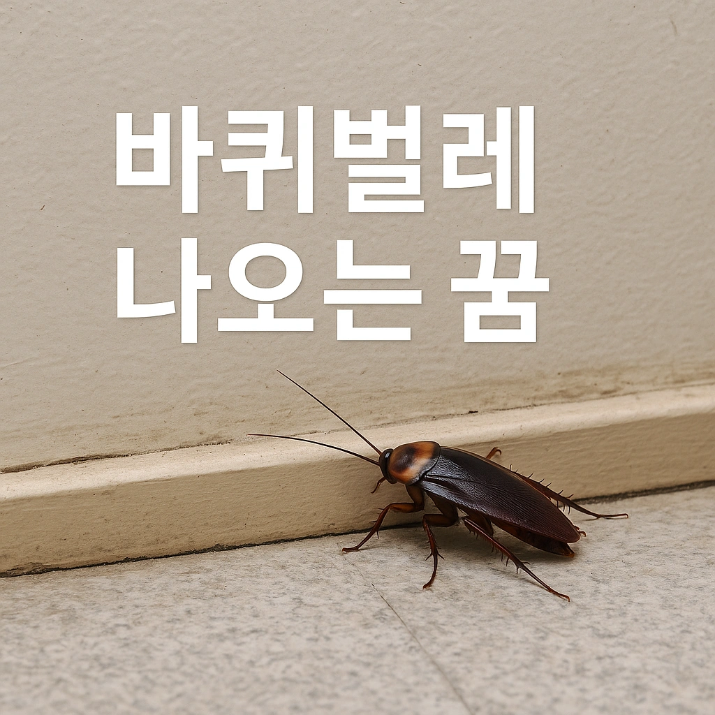 바퀴벌레 꿈