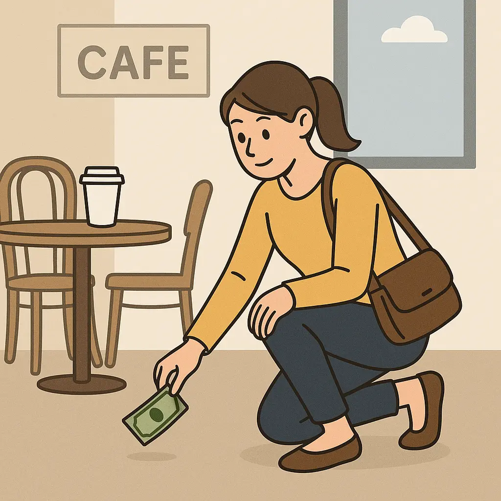 길에서 주운 돈