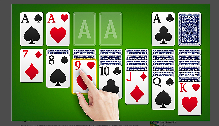 모바일-솔리테어-게임-가이드-장면