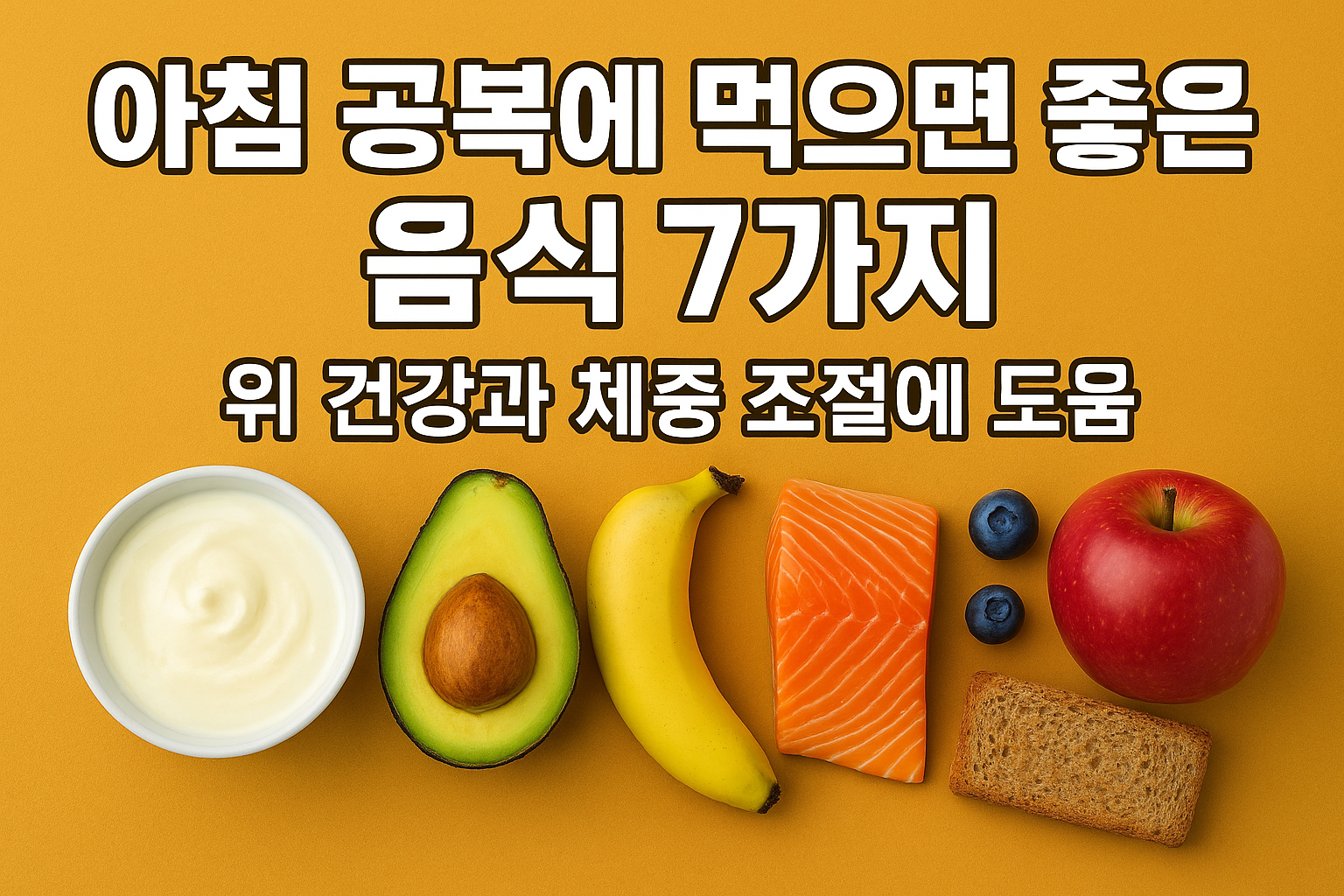 아침 공복에 먹으면 좋은 음식 7가지 ❘ 위 건강과 체중 조절에 도움