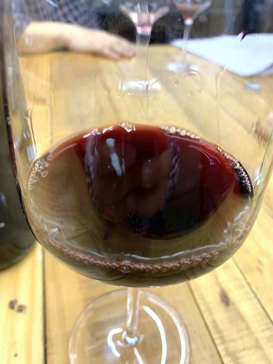 Ômina Romana Cabernet Sauvignon 2014의 색