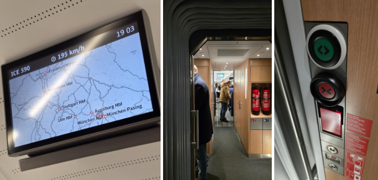 뮌헨에서 프랑크푸르트 가는 기차