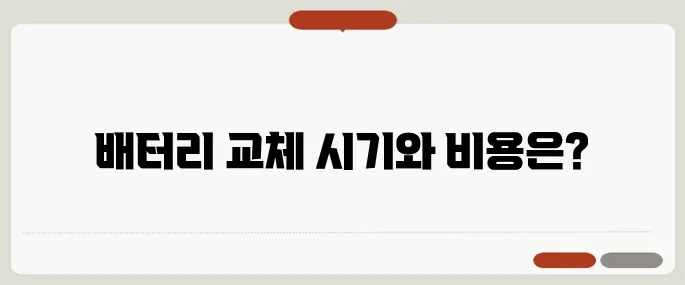 아이폰 배터리 교체 시기와 비용 정리!
