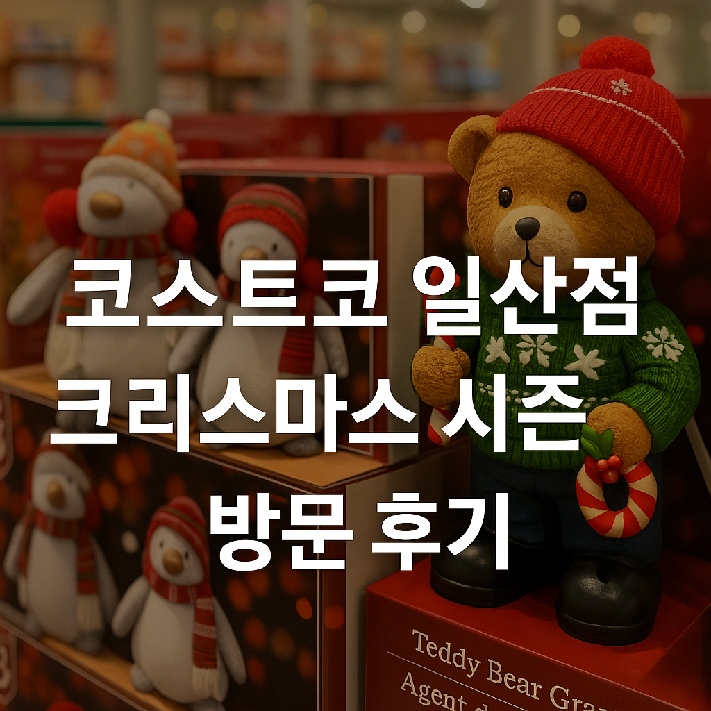 코스트코 일산점 크리스마스 사진