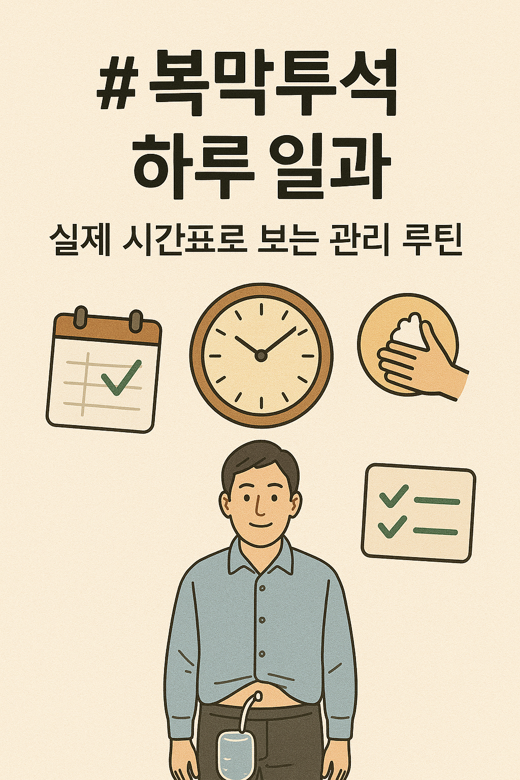 복막투석 하루 일과, 실제 시간표로 보는 관리 루틴